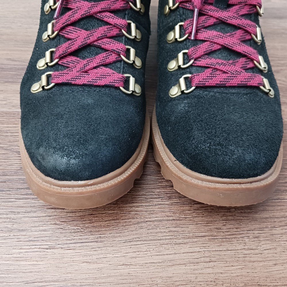 Sorel Black Ainsley Conquest‎ Weatherproof Shearling Boots LL3653-010 Women's 9 - Picture 3 of 9